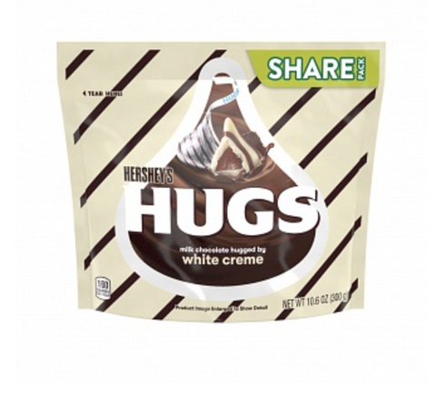 Hershey's Hugs White Creme Share Pack 301g - Best Before 30/04/24