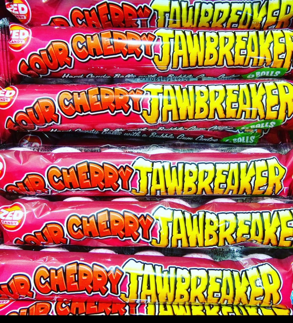 Sour Cherry Jawbreakers Large Joe's Sweetie Barn