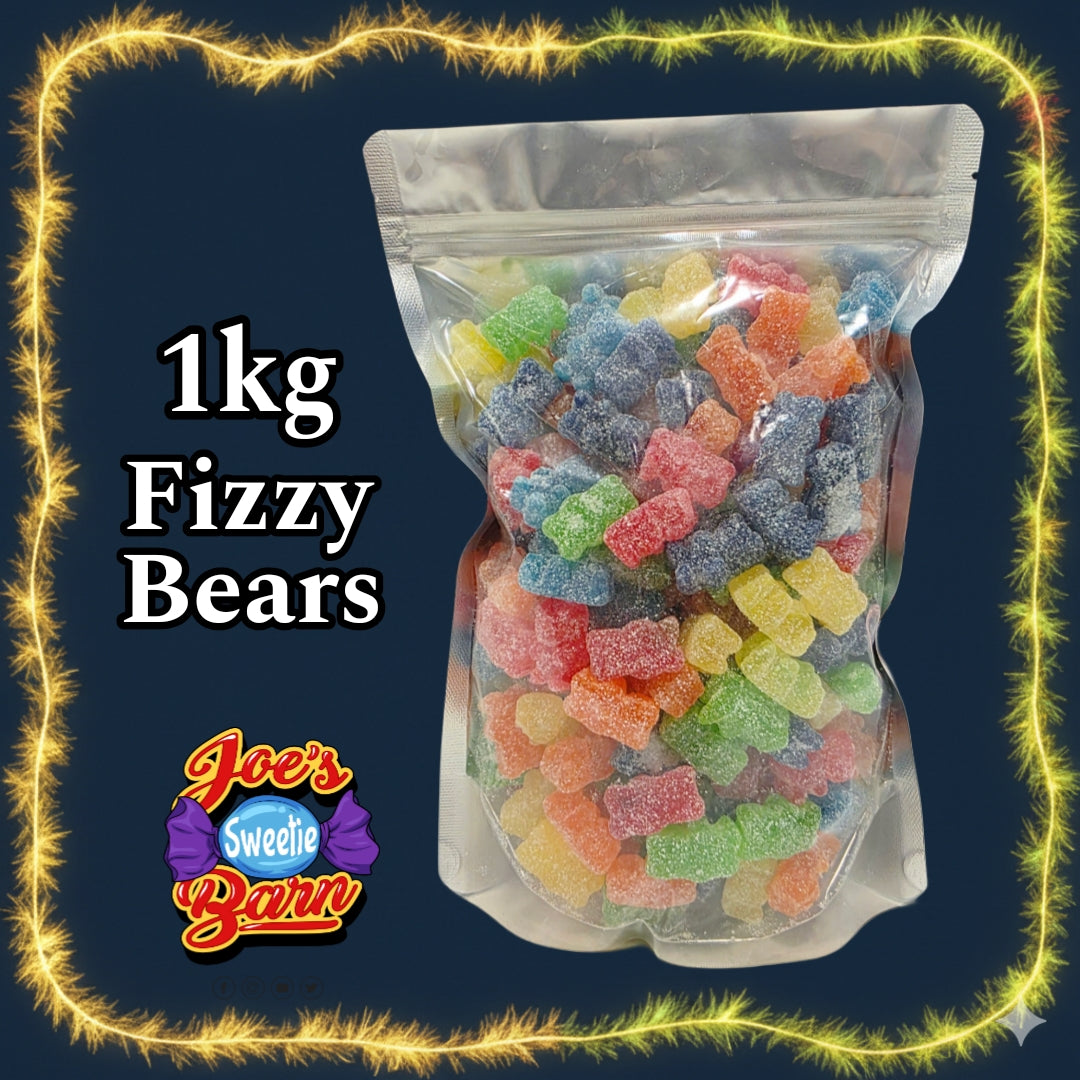 1kg Fizzy Bears From Joe's Sweetie Barn