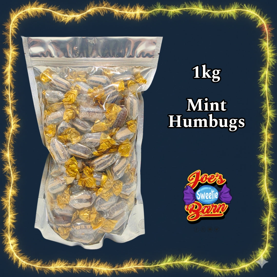 1kg Mint Humbugs at Joe's Sweetie Barn 