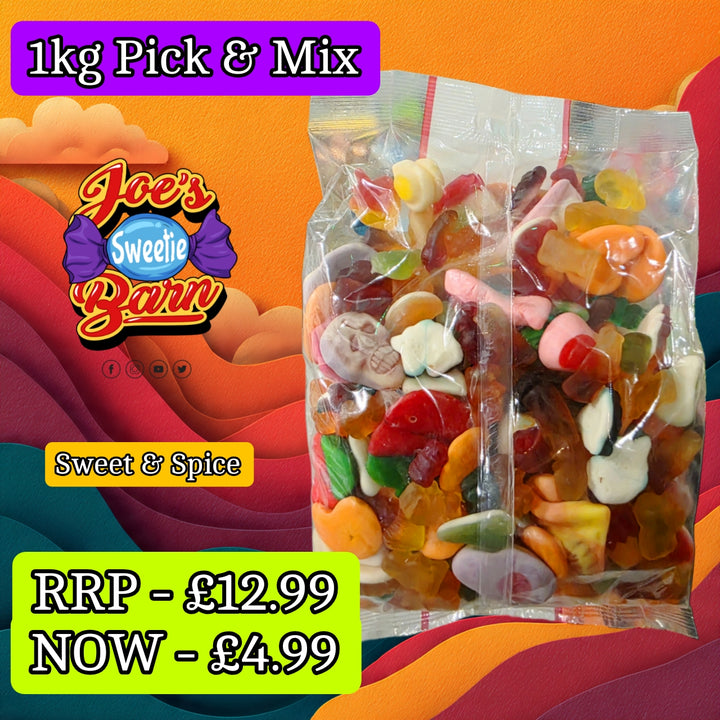 1kg Spice Mix Sweets Bag at Joe's Sweetie Barn