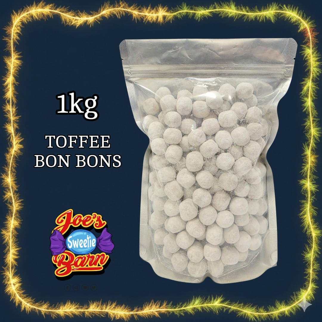 1kg Toffee Bon Bons From Joe's Sweetie Barn