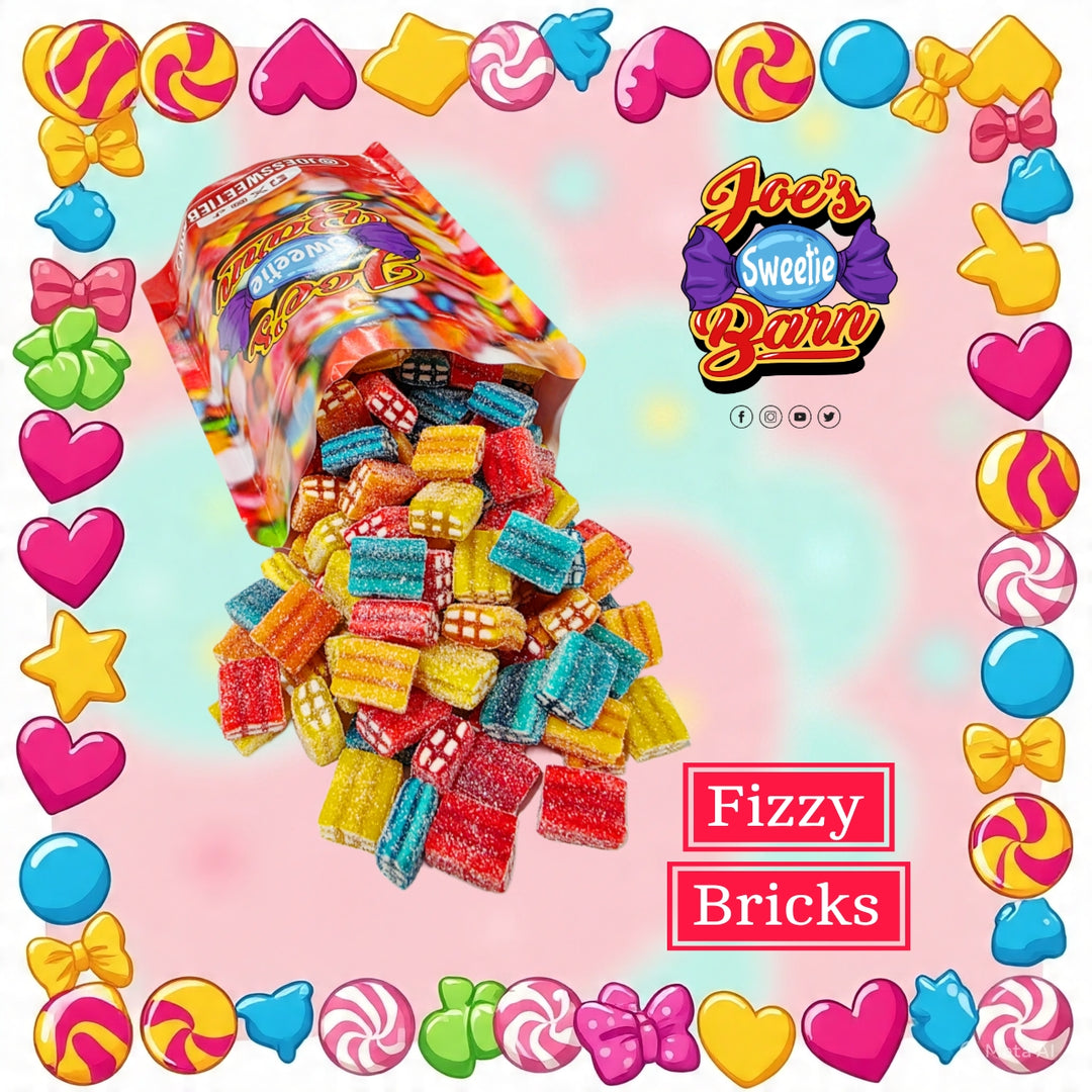 Fizzy Bricks Sweets at Joe's Sweetie Barn