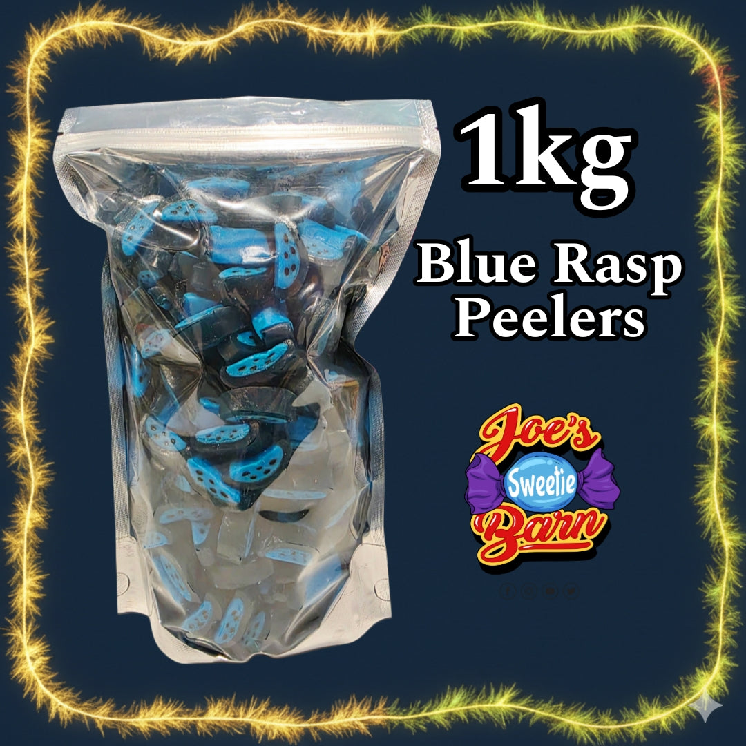 Blue Raspberry Peelers 1kg Bag