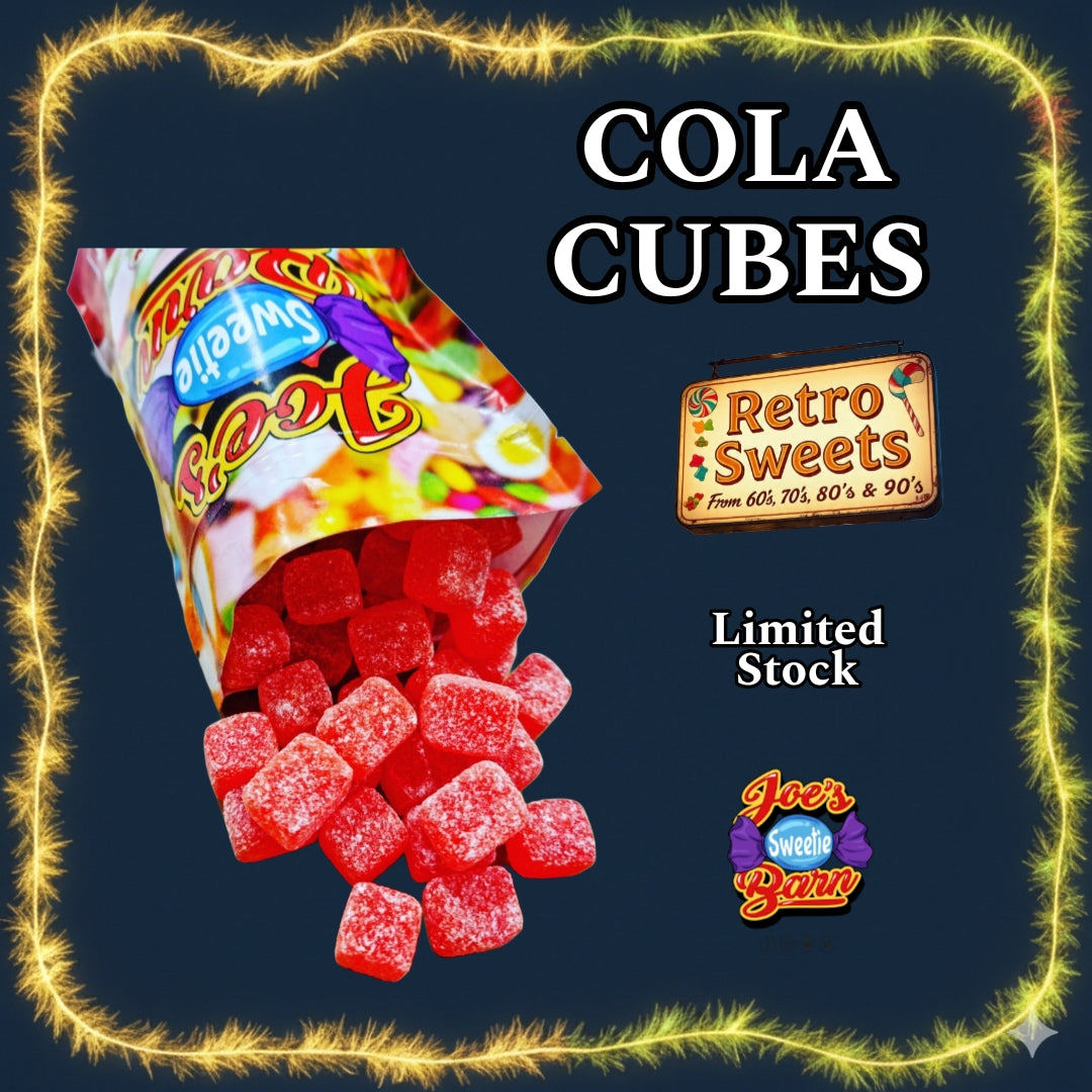 Retro Cola Cubes Sweets Bag