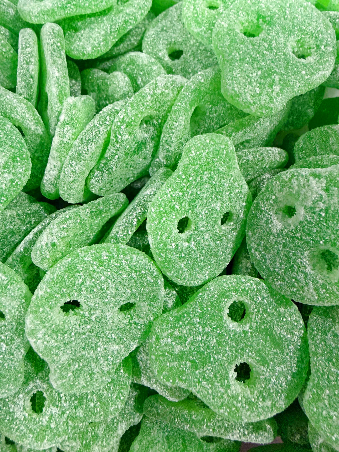 Fizzy Apple Skulls Sweets