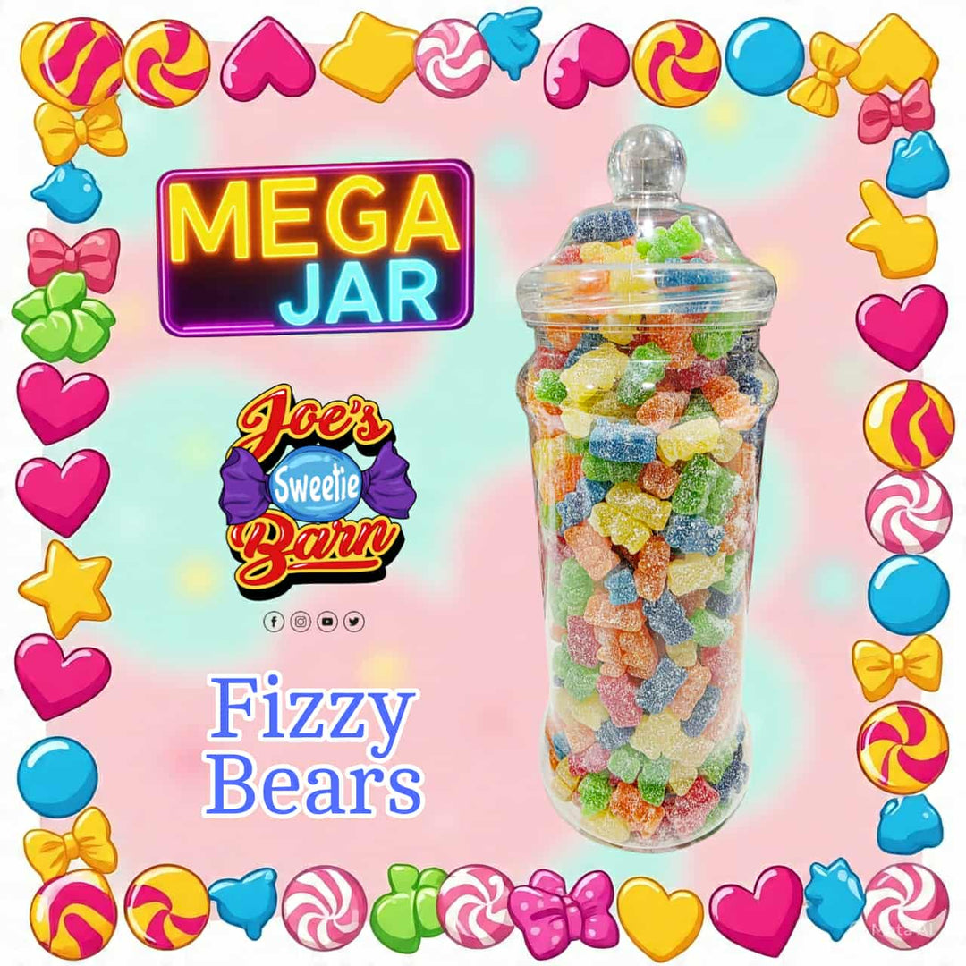 Fizzy Bears Sweets Jar at Joe's Sweetie Barn