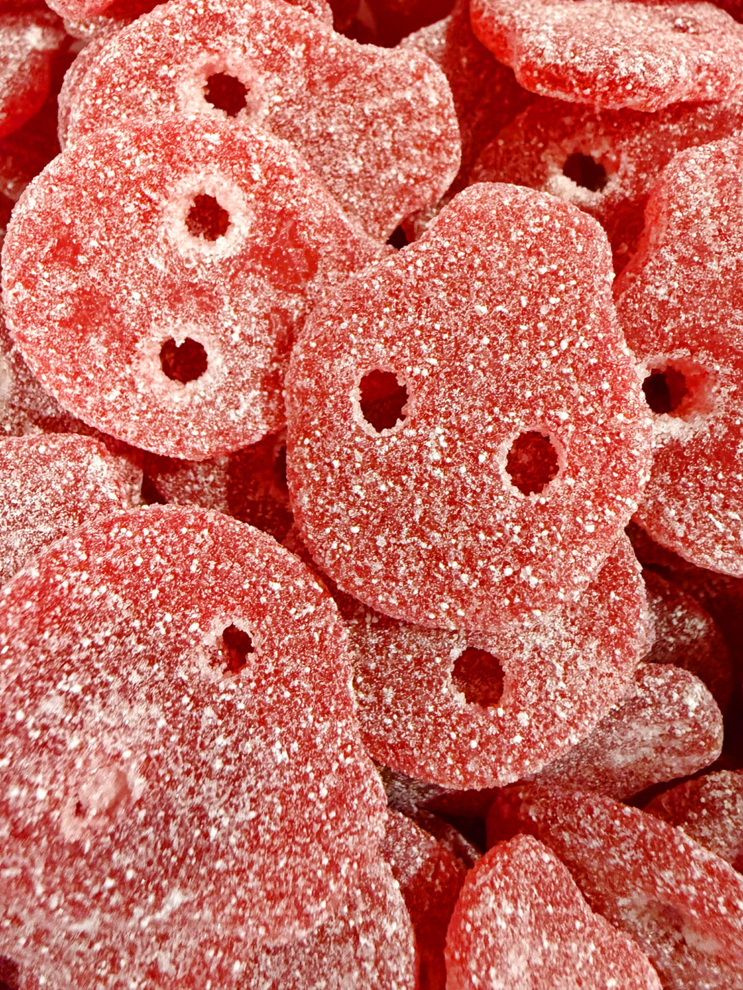 Fizzy Strawberry Skulls Sweets