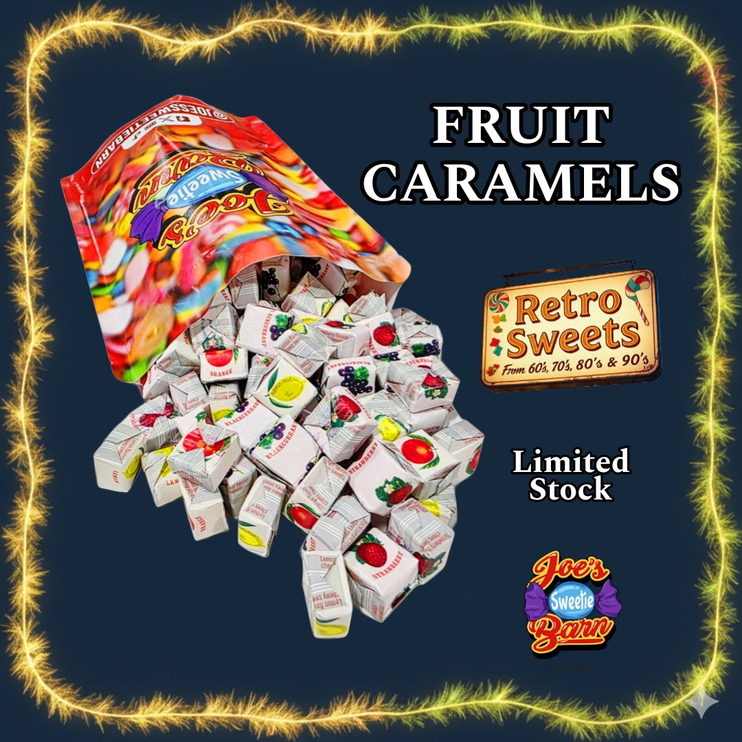 Fruit Caramels Retro Sweets Bag