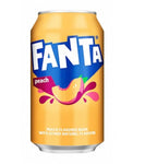 Fanta Peach 355ml - Best Before 10/2/25