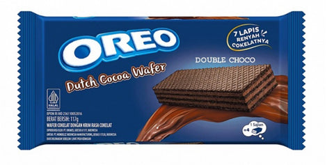 Oreo Wafer Double Choco 117g (Bb 07/11/24)