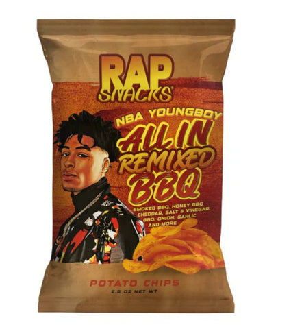 Rap Snacks NBA YoungBoy All In Remix BBQ 2.5oz (71g)