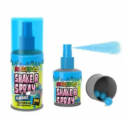 Screamers Blue Razz Shake & Spray 60g - Best Before 07/09/2025