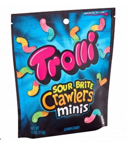 Trolli Sour Brite Crawlers Minis 255g  - Best Before 31/1/25