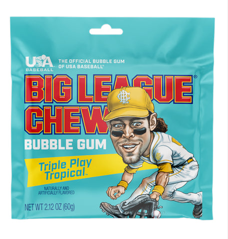 Big League Chew Triple Play Tropical 2.12oz (60g)