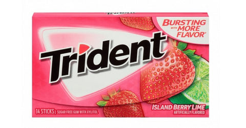 Trident Berry Lime 31g Best Before 24/1/25