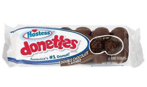 Hostess Double Chocolate Flavoured Donettes Single Serve 3oz (85g)