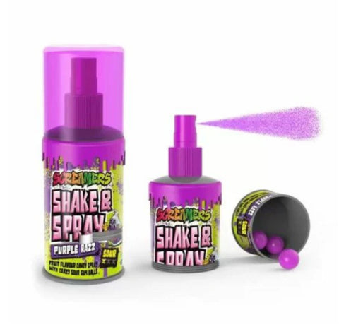 Screamers Purple Razz Shake & Spray 60g - Best Before 07/09/2025