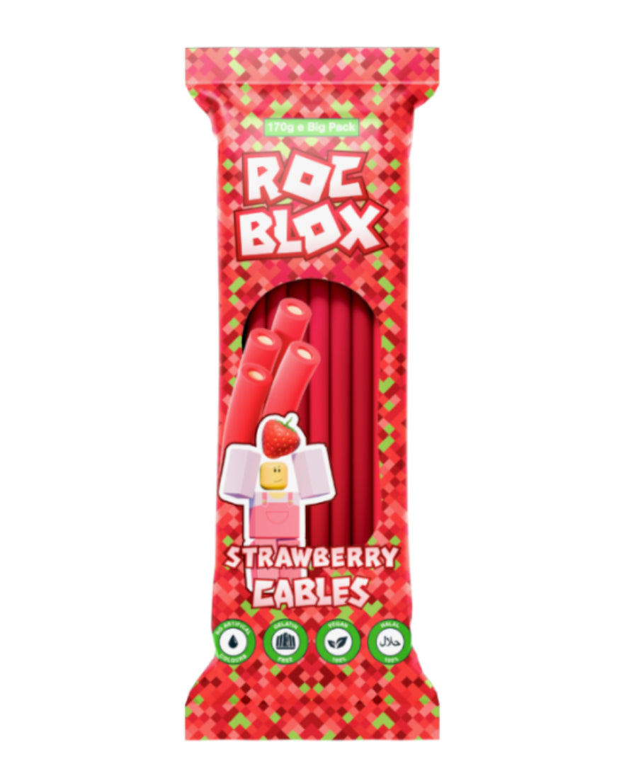 Rocblox Strawberry cables 170g