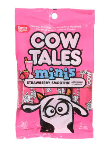 Goetze's Strawberry Smoothie Cow Tales Minis 4oz (113g) - 9CT