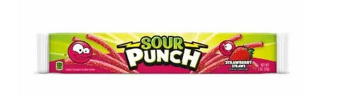 Sour Punch Strawberry Straws 57g