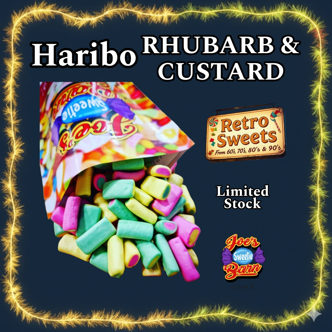 Haribo Rhubarb & Custard Sweets Bag
