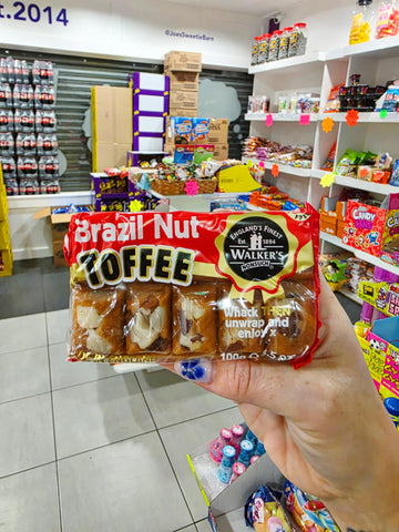 Walkers Brazil Nut Toffee Bar 100g