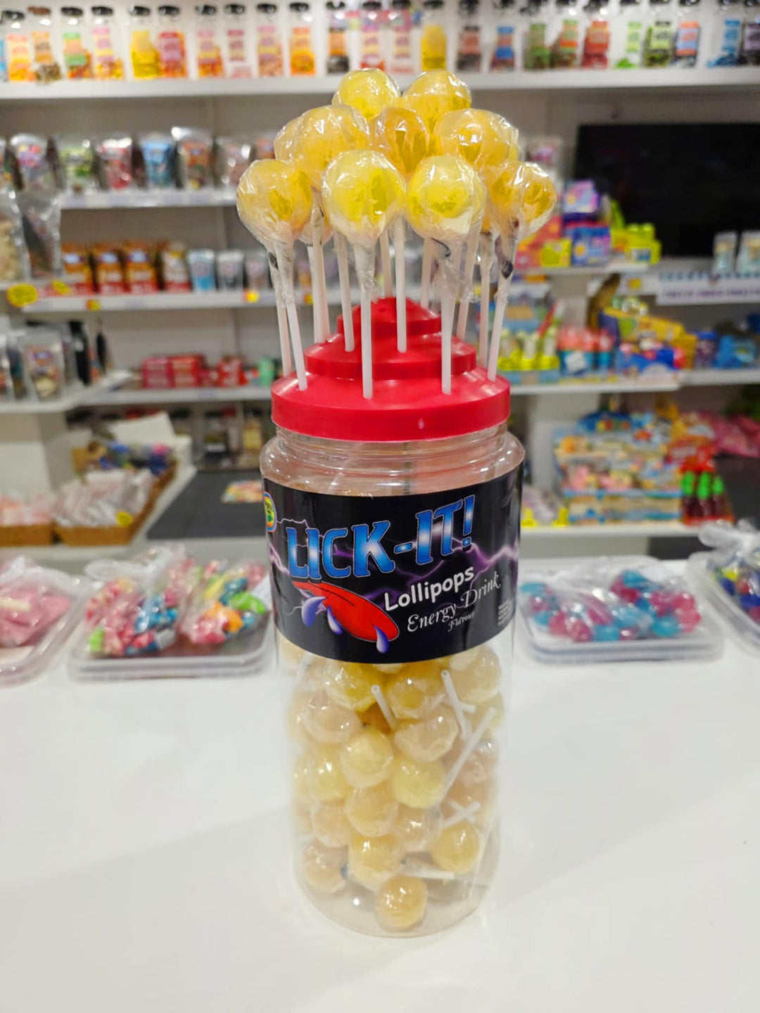 Energy Drink Flavoured Lolly Pops (16g x 5)