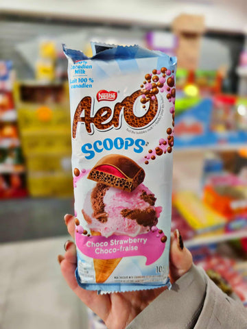 Aero Scoops Chocolate Strawberry 105g - Canadian