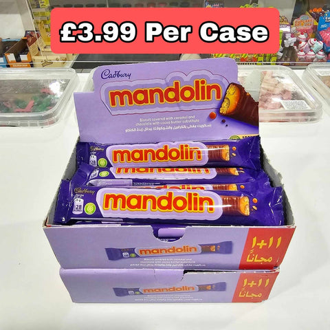 Cadbury Mandolin Bars Box of 12- Imported