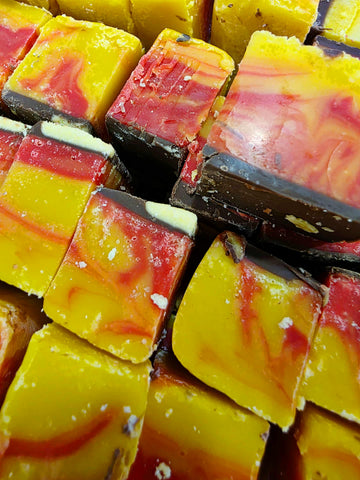 Christmas Marzipan Fudge (3 pieces)
