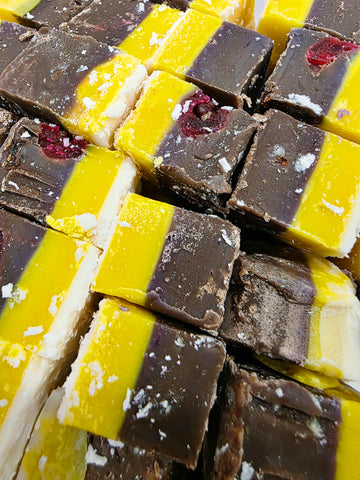 Christmas Cake Fudge (3 pieces)