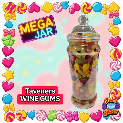MEGA JAR * Taveners Wine Gums 1.8kg