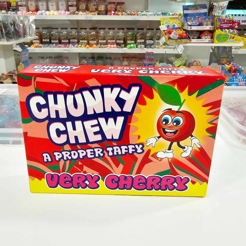 Very Cherry Chunky Chew Taffy Box 100g