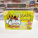 Sour Lemon Fizz In Foam Candy Box 100g