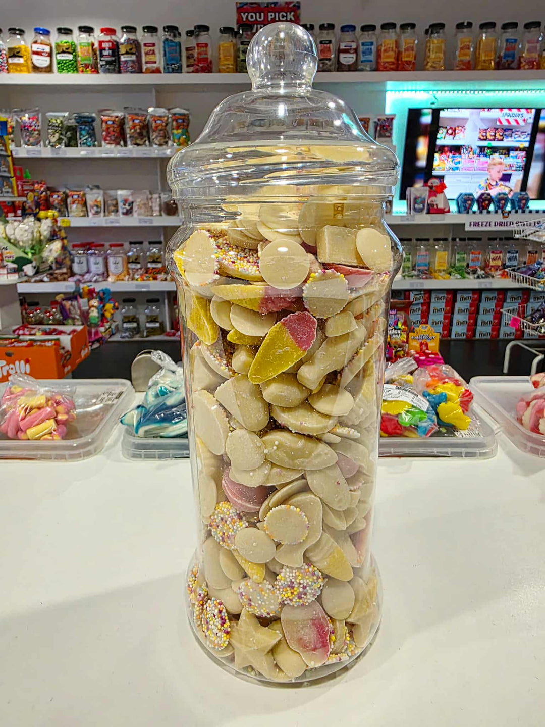 *Mega Jar* White Chocolate Pick & Mix Jar 1.5kg