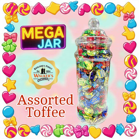 *Mega Jar* Walkers Assorted Toffee 1.2kg