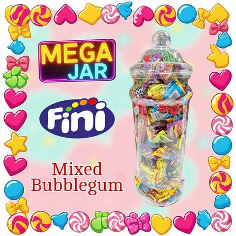 *Mega Jar* Fini Mixed Bubblegum Jar (140)