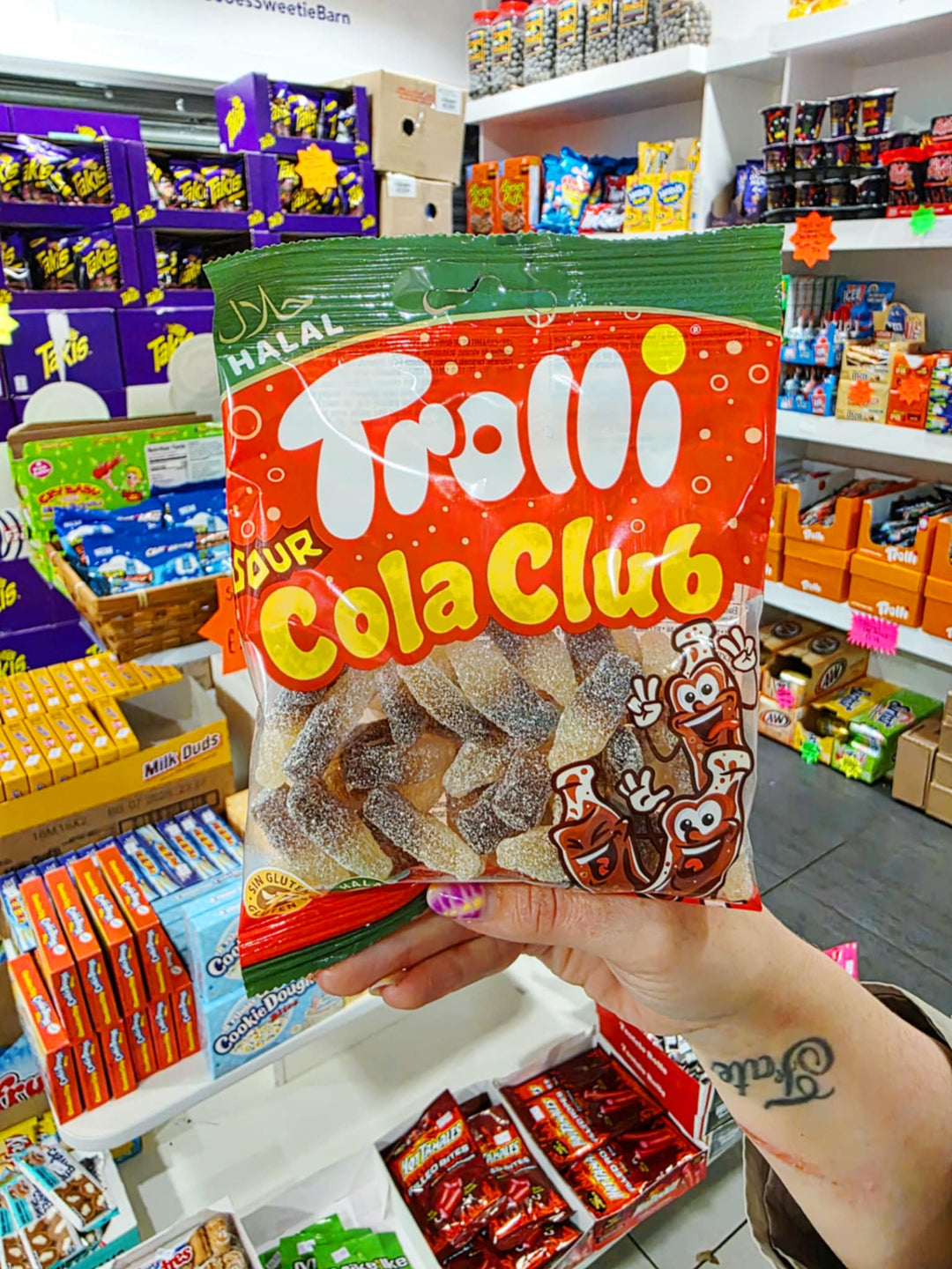 Trolli Sour Cola Club Pre Pack 100g