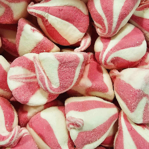 Pink & White Twisted Mallows (x10)