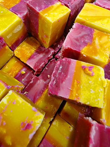 Rainbow Burst Fudge (3 pieces)