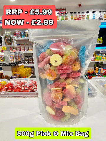 **CRAZY Deal** 500g Mystery Clearance Pick & Mix Bag