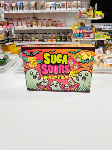 Suga Sours Unlucky Dip Ghosts Theatre Box 100g - Halloween Edition