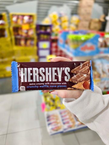 Hershey Milk Chocolate With Crunchy Waffle Cone Pieces 40g - Best Before 30/10/2025