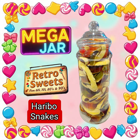 *Mega Jar* Haribo Giant Snakes 1.5kg