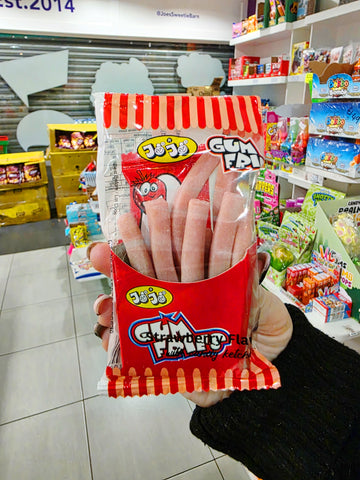 Gum Fries Strawberry Bubble Gum - 30g