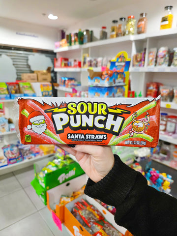 Sour Punch Santa Straws - 3.2oz (91g)