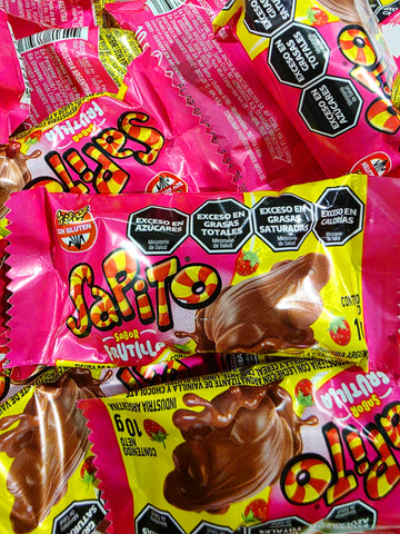 Sapito Chocolate Bombon - Filled with Strawberry and Crunchy Cereal 10g