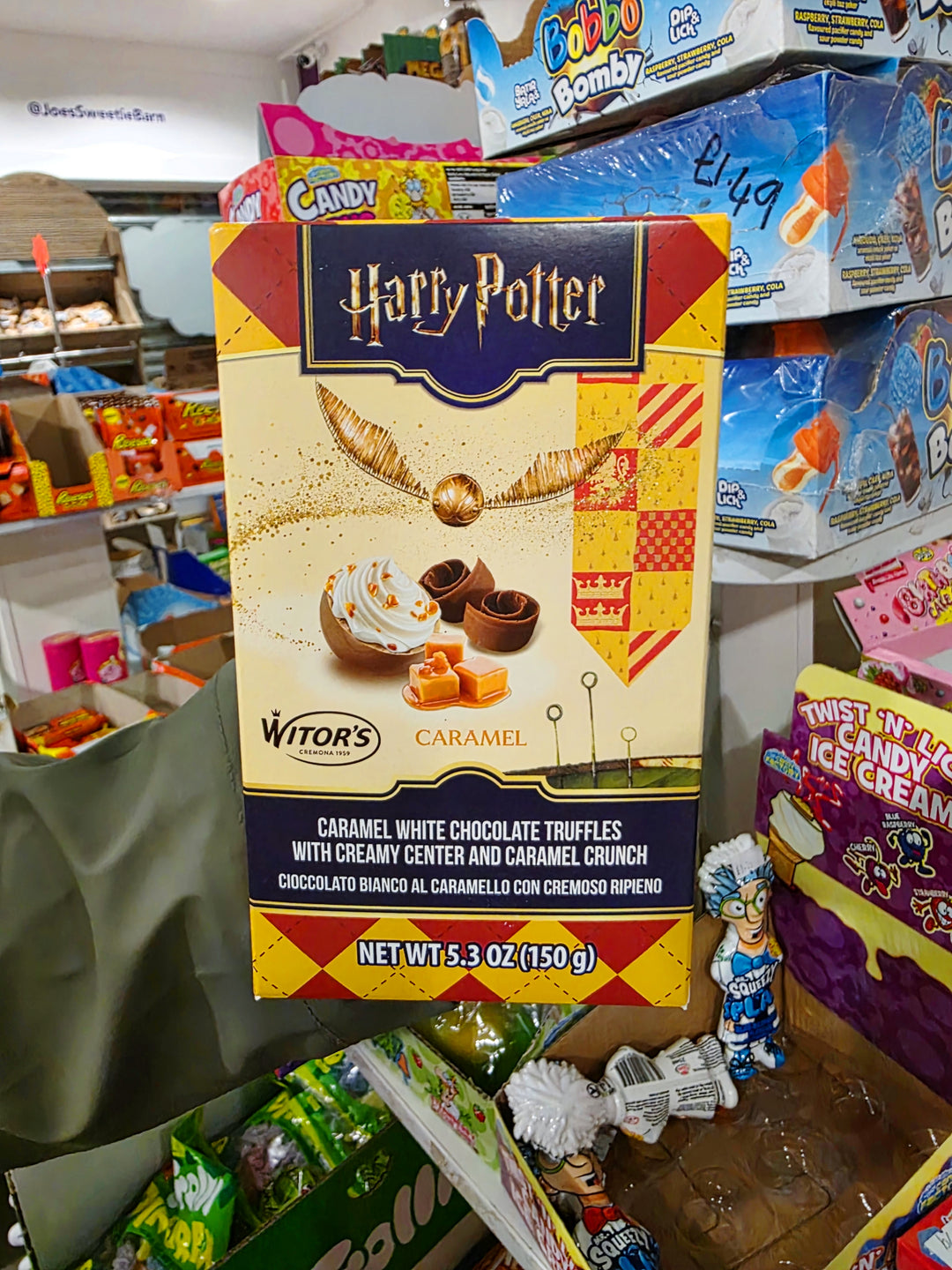 Harry Potter White Chocolate Caramel Snitch Truffles with Creme Filling - 150g