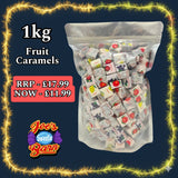 1kg Fruit Caramels Bag